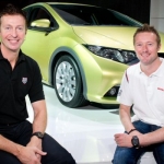 Neal and Shedden. Photo by Honda UK Media