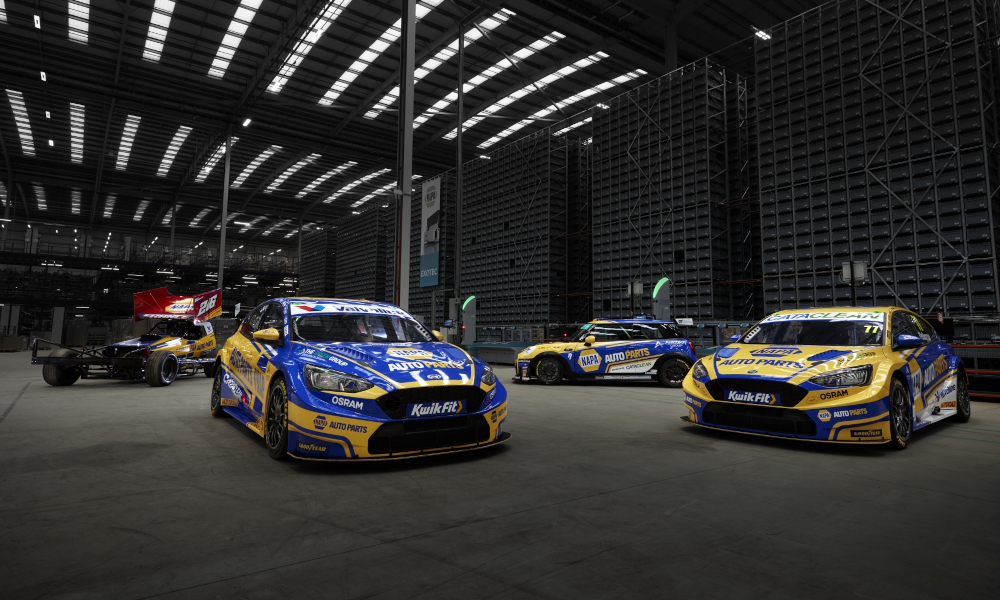 NAPA Racing UK BTCC livery 2025